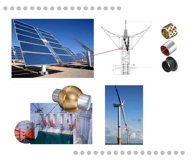 自潤(rùn)滑軸承用在能源設(shè)施